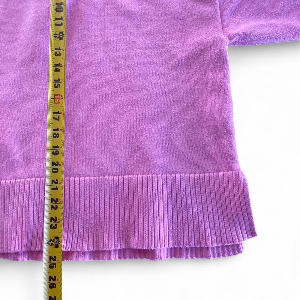 Zara 1/4 Zip Pink Pullover Sweater Women's L - Picture 8 of 8